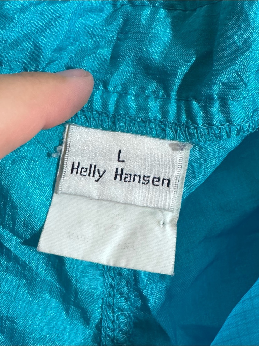 Helly Hansen Vintage Blue Nylon Hiking Utility Shorts L - Picture 6 of 7